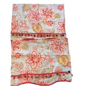 Waverly set of two curtains blue paisley cottage style